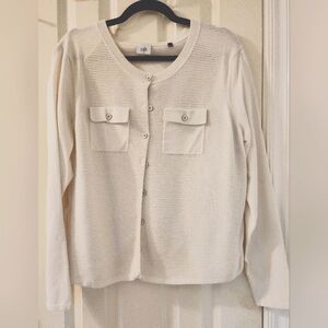 White Cardigan
